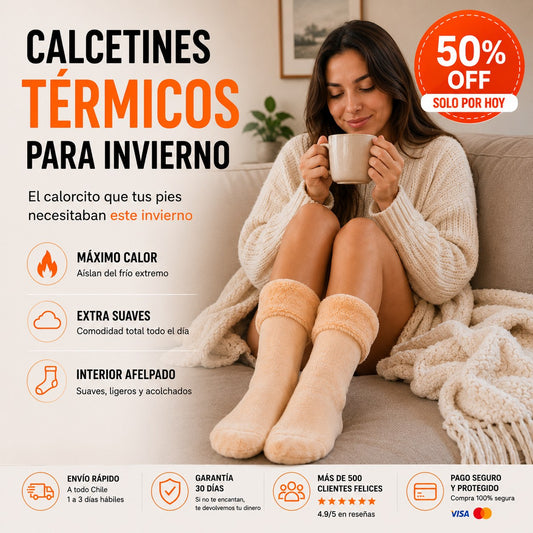 Warmy Socks: El calorcito que tus pies necesitaban (Pack x6 + Envío Gratis)