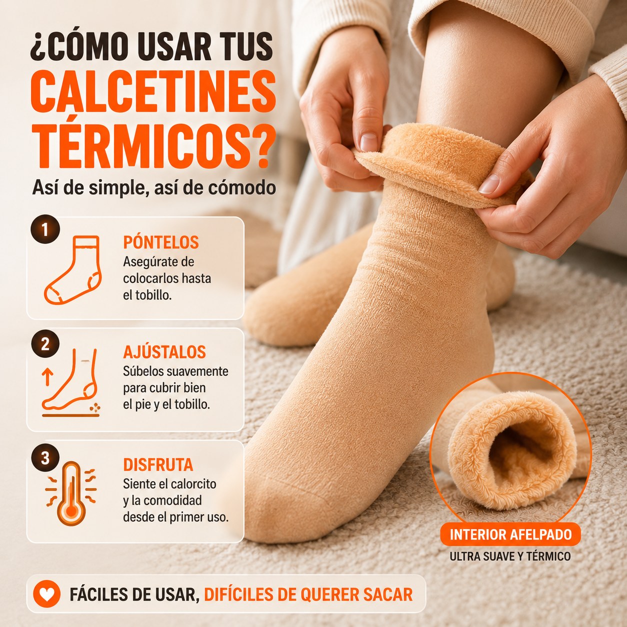 Warmy Socks: El calorcito que tus pies necesitaban (Pack x6 + Envío Gratis)