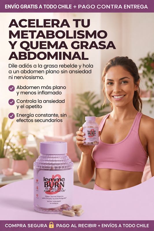 Lemme Burn: ayuda a reducir la grasa abdominal y controlar la ansiedad de forma natural - ENVÍO GRATIS.